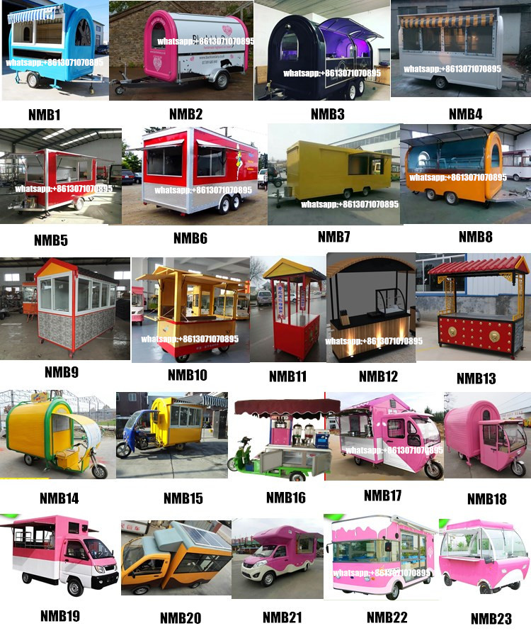 new type Mini Food Truck, iveco food truck, mobile food carts for coffee for donuts for sale