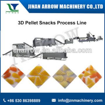 BEST CE Double Screw 3D Pellet Snacks Bugles Chips Making Machine