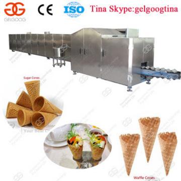 Factory Price Gas Heating Rolled Sugar Biscuit Cones Making Production Line Full Automatic Ice Cream Cone Machine For Sale