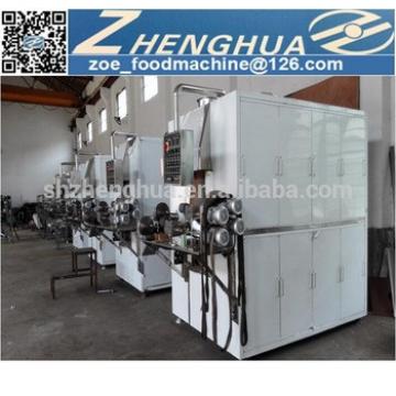 ZH full automatical chocolate centre filling egg roll making machine / wafer roll machine / egg roll production line price