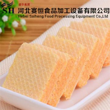 27Moulds Gas Electric Automatic Wafer Stick Making Machine Processing Plant Wafer Biscuit Production Line