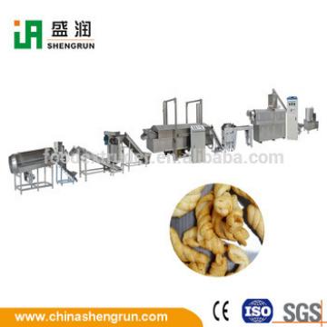 Fried Puffed Corn Puff Snacks Extruder Making Machine