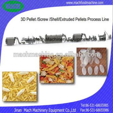 Industrial Extruded Fried Crispy Bugles 3D Pellet Snack Food Machine