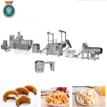 Extruded food fried wheat Corn Chips Bugle Snacks pellet making machine