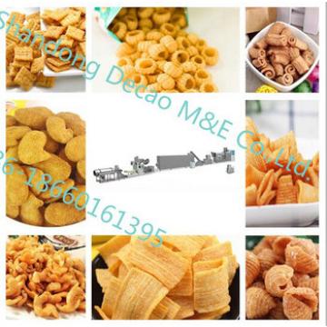 Small scale hot sale snacks food crispy sala chips/bugles/sticks making machine