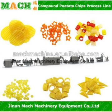 Automatic 3d Papad Snacks Pellet Snacks Cracker Making Machine Production Line