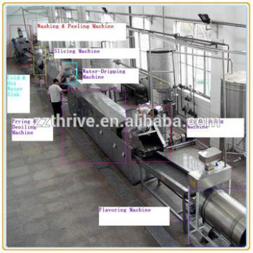 Stainless steel potato chips/crisp processing machinery,potato chips/crisp processing line