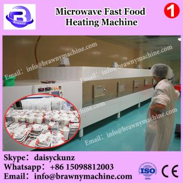 Industrial fast food microwave heating/microwave sterilizing machine for boxed meal