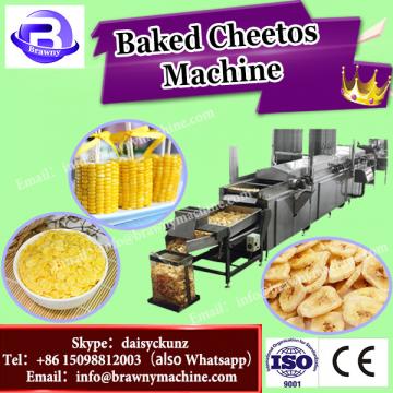 Automatic Chocolate Coating Machine Baked Corn Curls Fast Food Equipment