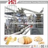 gas heating baked crisp rice cracker machine