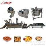 Continuous Peanut Onion Chicken Groundnut Fryer Sunflower Seeds Plantain Potato Chips Production Line Chin Chin Frying Machine