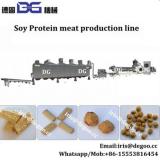 Extruded soy mince protein food manufacturing line Jinan DG machinery company