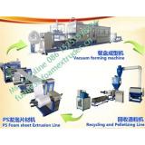 BEST SELLING PS THERMOCOL SNACK PLATES/TRAYS/BOWLS/CONTAINER/BOX MAKING MACHINE , PS THERMOCOL PLATES PLANT
