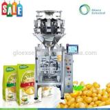Automatic snack pouch packing machine with multihead weigher